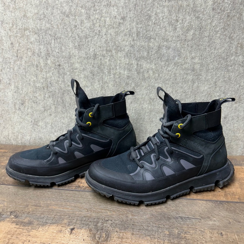 Cole Haan ZeroGrand All Terrain Hiker Boots Mens Black‎ Size 9.5 $200 - Picture 3 of 8